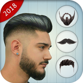 Man Mustache And Hair Style icon
