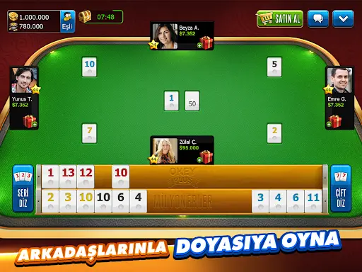 Okey Plus - En Kalabalık Okey! screenshot 8