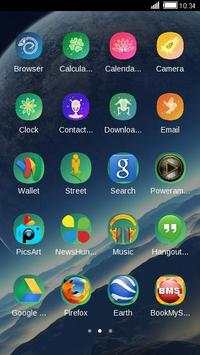 Secret Sky C Launcher Theme screenshot 3