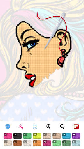 Color by Letter: Sewing game screenshot 5