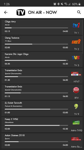 Malaysia TV Guide screenshot 2