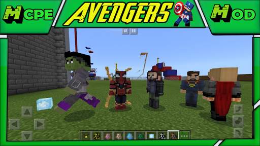 Avengers Superheroes Mod for Minecraft PE screenshot 1