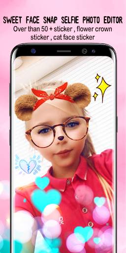 Sweet Face Snap Selfie Photo Camera Editor screenshot 3