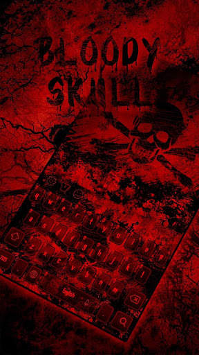 Bloody Skull Keyboard screenshot 1