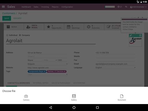 Odoo screenshot 13