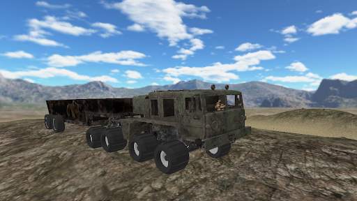 Cargo truck Hill driving game screenshot 1