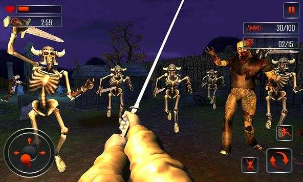 menembak zombie survival perbatasan screenshot 3