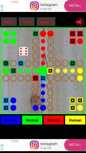 Free Ludo: 4-Player (Don't get Angry, man!) screenshot 2