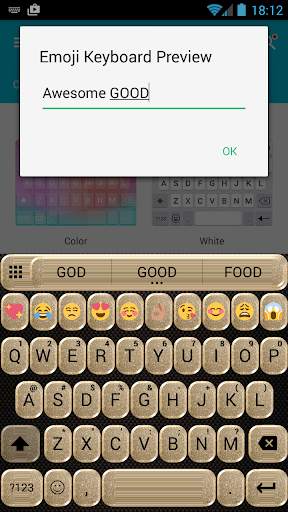 Glitter Gold Emoji Keyboard screenshot 2