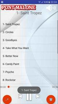 POST MALONE HiT SONGS  ( Circles- Saint Tropez ) screenshot 1