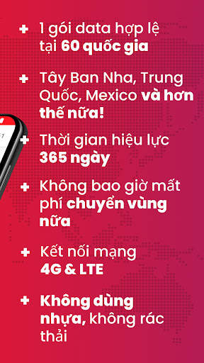 DENT: Dữ liệu eSIM Toàn cầu screenshot 3