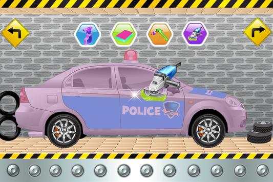 Police Car - Wash Games screenshot 5