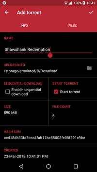 MuTorrent screenshot 2