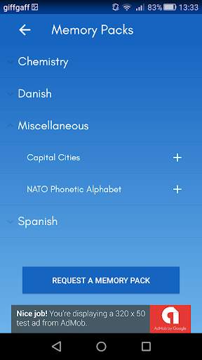 Memoriser screenshot 3