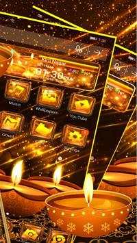 3D Golden Diwali Theme screenshot 3