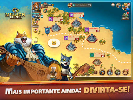 Million Lords: MMO de estratégia em tempo real screenshot 18