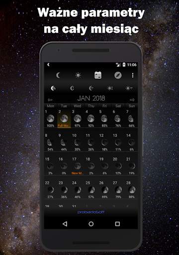Fazy Księżyca – kalendarz screenshot 3