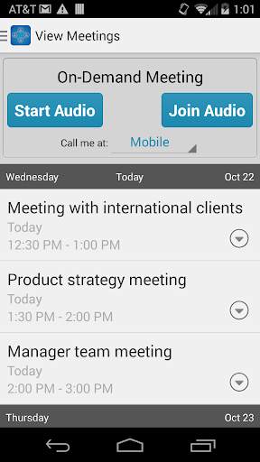 Mobile Conference Connect screenshot 1