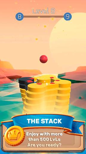 The Stack Tower : Ball Fall game 3d stick blocks ☄ screenshot 3