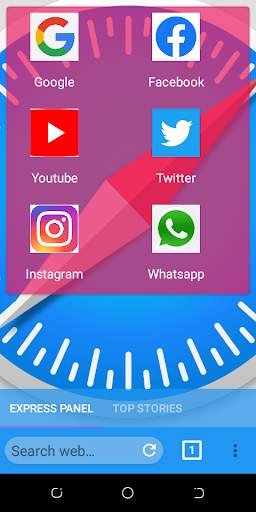 Galaxy browser screenshot 1