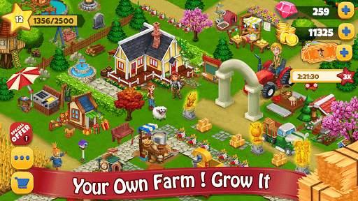 Farm agricolo: giochi offline screenshot 1