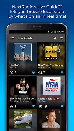 NextRadio Free Live FM Radio screenshot 1
