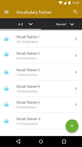 Vocabulary Trainer for Google Drive & WebDav 1 تصوير الشاشة