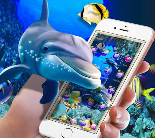 Cute Ocean Shark Theme screenshot 2