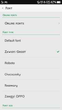 Zawgyi Ghost screenshot 2