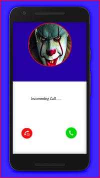 Fake call From Vedio Pennywise screenshot 2