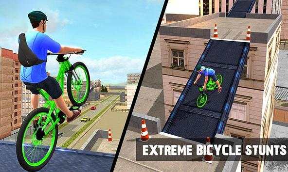 Rooftop BMX Bicycle Stunts screenshot 2