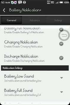 BatteryNotification  screenshot 2