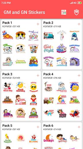 Good Night And Good Morning Stickers For Whatsapp screenshot 4