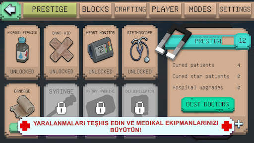 Hospital Craft: Medikal Oyun & İnşa Simülatörü screenshot 3