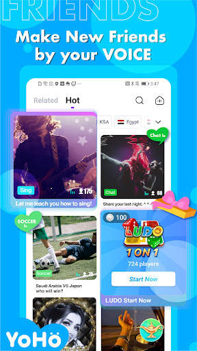 YoHo: Group Voice Chat Room screenshot 2