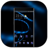 Theme for black tech light wallpaper icon