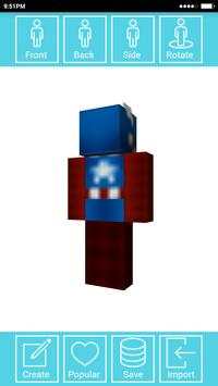 2D&3DSkin Editor for Minecraft screenshot 5