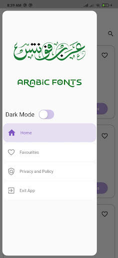 Arabic Fonts screenshot 7