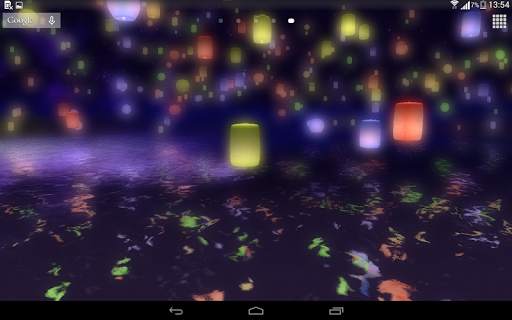 Lanterns 3D live wallpaper screenshot 5