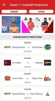 Dream 11 Kabaddi Predictions screenshot 3