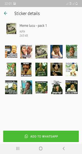 Stiker WA Gambar Meme Lucu screenshot 4