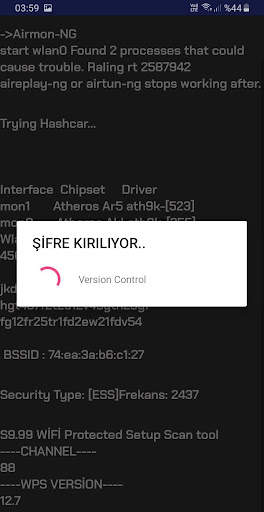 Wifi Şifre Kırma Programı Simülasyon screenshot 3