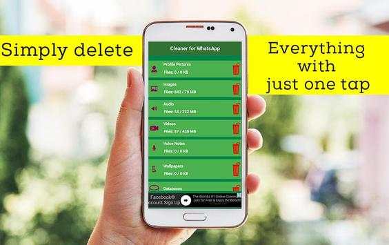 Cleaner For Whatsapp screenshot 1