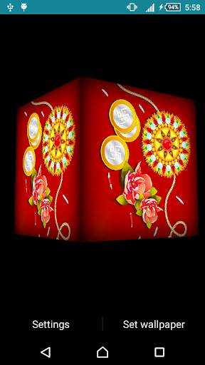 Rakhi Cube Live Wallpaper screenshot 3
