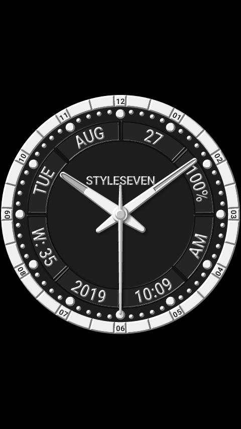 Informative Analog Clock Live Wallpaper-7 screenshot 2