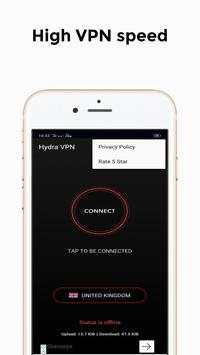 Hydra Vpn (Dns Leak) Windscrib  - Free VPN screenshot 7