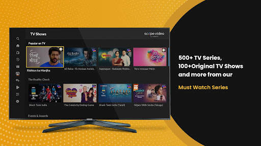 ScopeVideo By YuppTV-AndroidTV screenshot 8