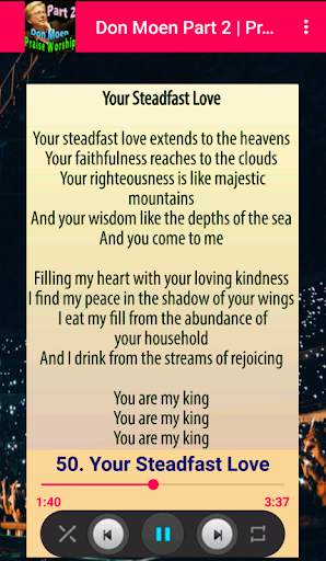 Praise & Worship Songs Don Moen Part 2 screenshot 3