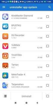 uninstaller app sistem - PRO screenshot 2