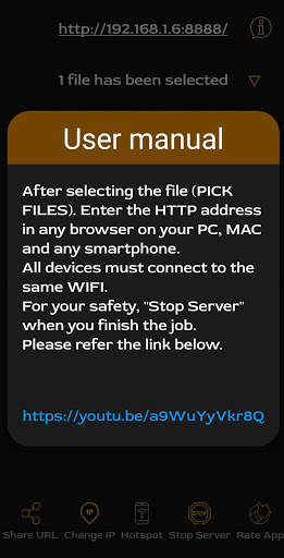 WiFi File Transfer screenshot 2